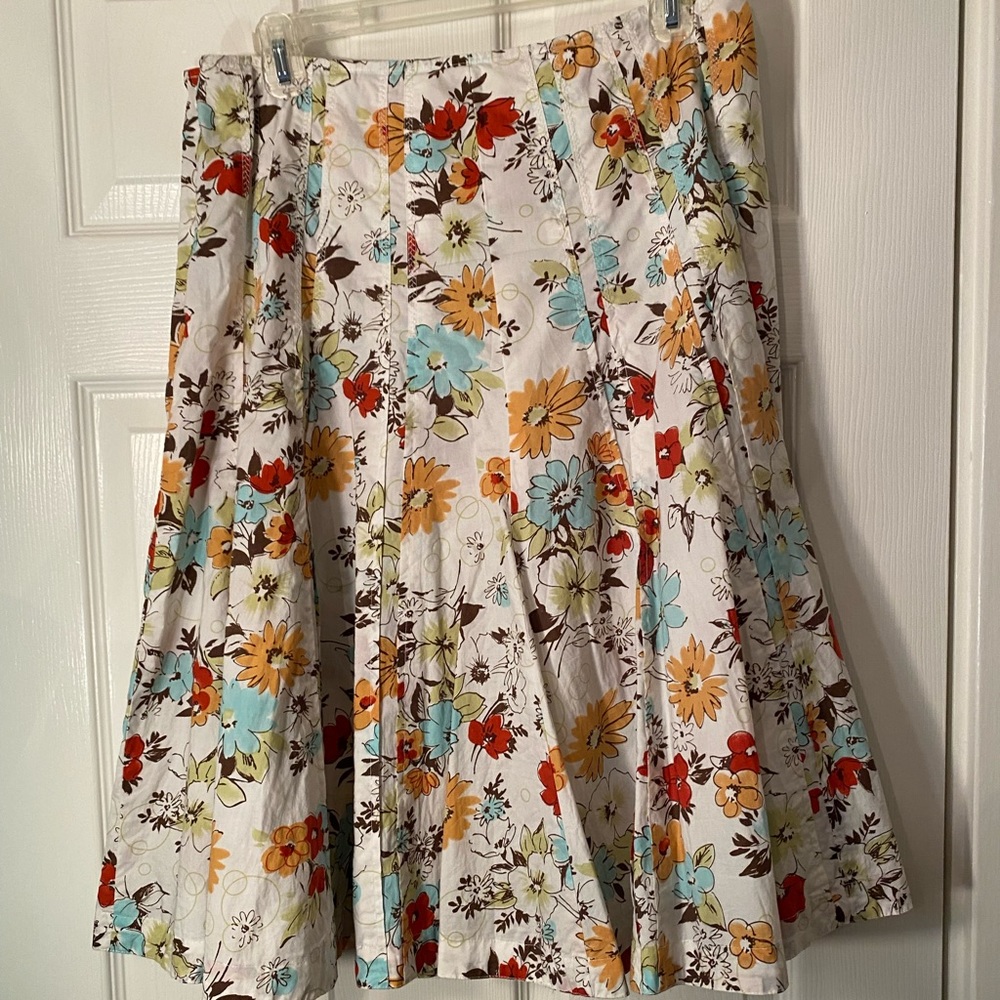 CAbi floral print Palapa skirt - size 8